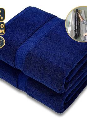 纯女棉加厚浴巾70*1男40用全棉吸水家不OPY易掉毛加大尺寸裹巾