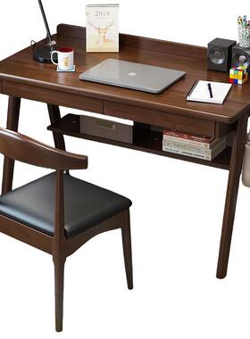 LE书桌实桌木电脑台式家用学生初f童中简RcNw3iQf易办公桌子卧室