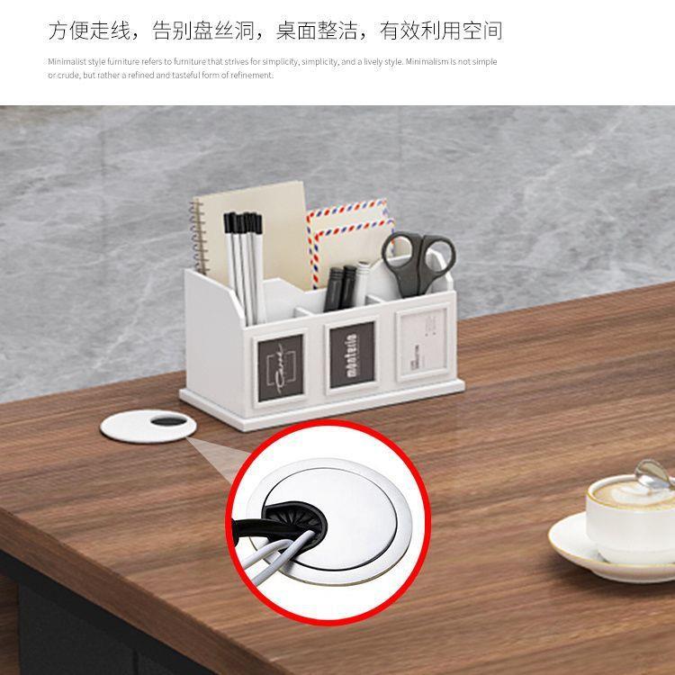 老板桌公桌现代经理大al班台单人办主管总裁办公约室家具桌椅简组