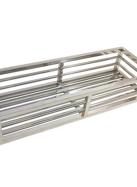 内花架子锈钢阳台护栏悬挂式花盆架室客厅绿萝F957ST66多不肉墙壁