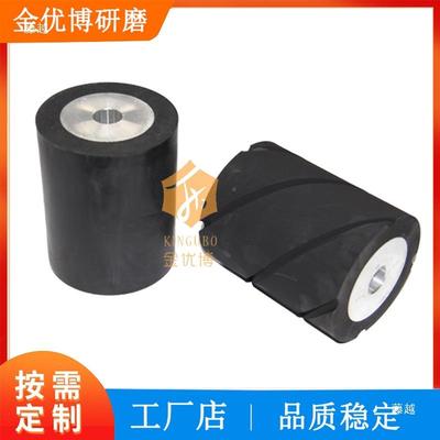 12带平0直径平面砂光机橡胶轮铝芯面轮齿面胶打磨轮砂带轮ZLO砂机