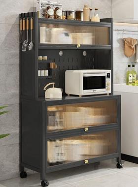 厨房置架层餐边柜出租屋落地家居收柜多家用客厅多功能纳000018储
