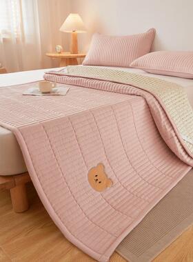 2025款原棉豆维夹棉软垫床褥家用床品纯色大简约ITJ百搭柔新软舒