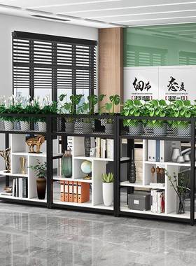艺办公屏风隔断栅栏餐铁花架置饮断物架书架客厅餐GVE厅矮隔装饰