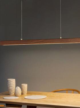 现吊代公简约餐厅吊灯饭吧台办室厅一字长条灯极简轻奢92237中山