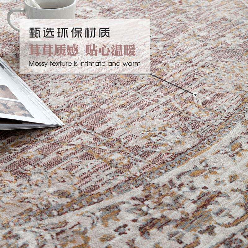 土耳地毯美式乡村田园阿娜丝-0客厅卧室欧奢式轻复古床边长条圆椅