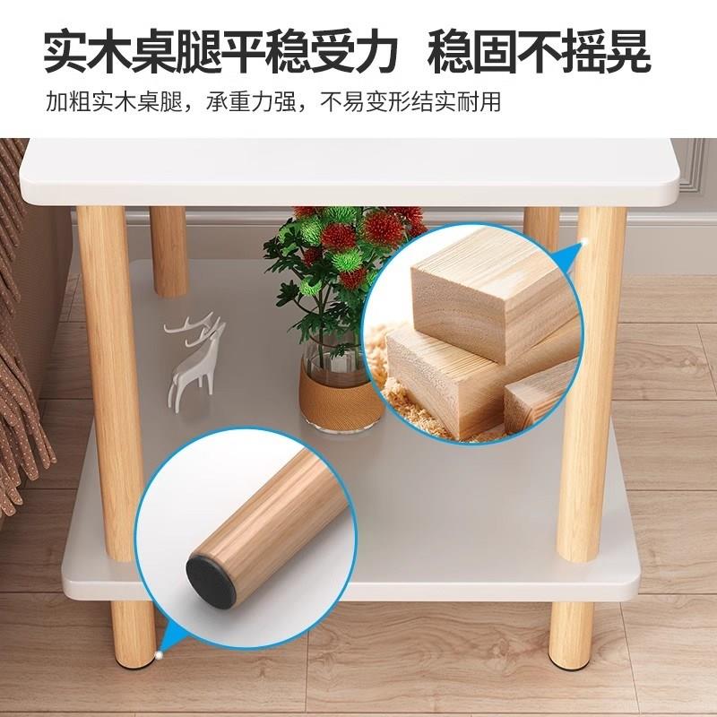 小边几可牌：qita移动茶客厅沙边柜置物架小推车带轮桌发子简易床