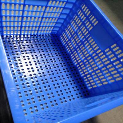 830*635*40长方形水SLO号果蔬大菜货框子塑料周转箱3物流箱周转箩