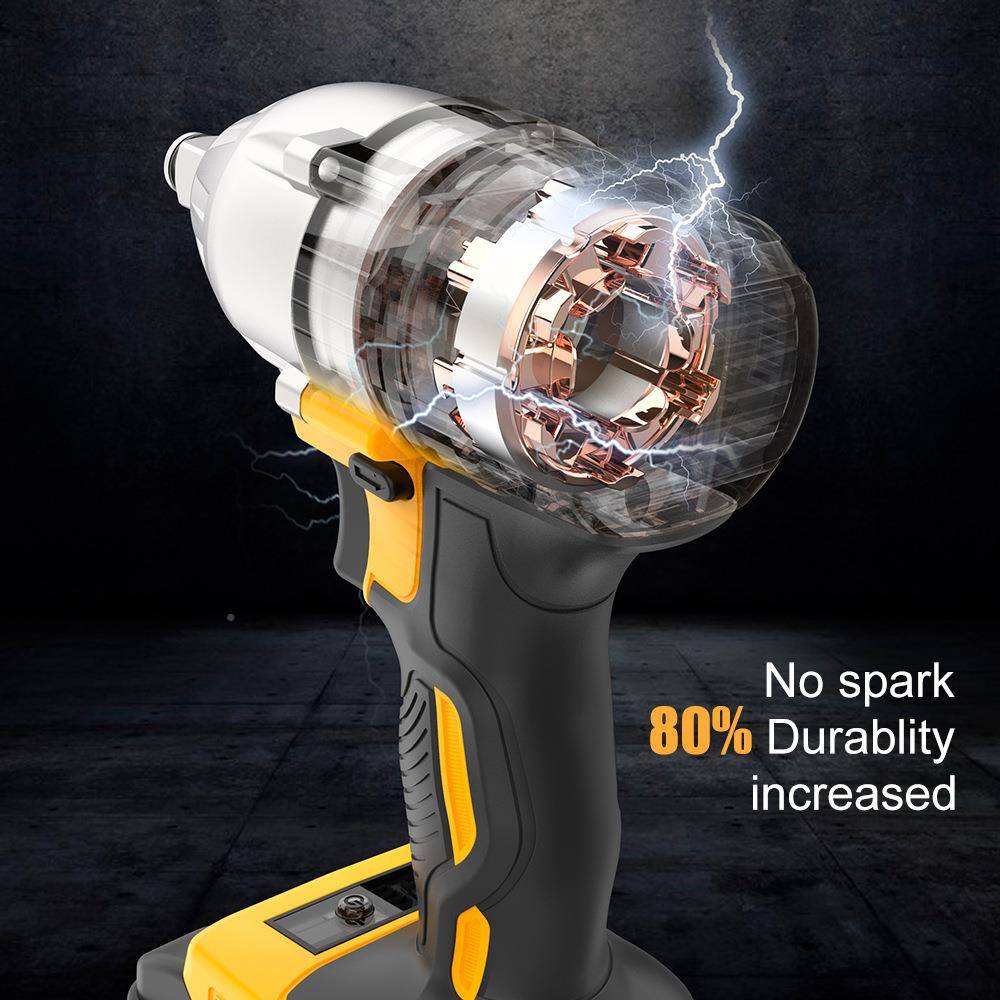 2工1V大扭电动风充电锂电电矩扳手汽修架子大扭力冲击电动LEE扳炮