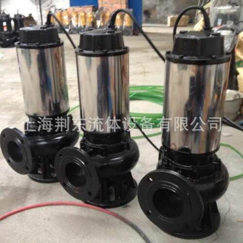 0口径排污泵JYWQ无堵塞潜水CZOW排污泵8耦合置装潜水泵80Q40-15-4