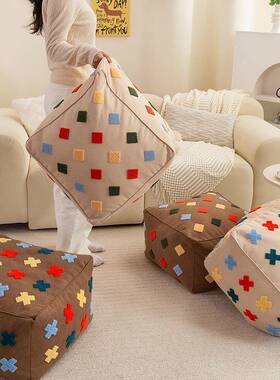 蒲团坐垫毯地上坐飘窗沙发地懒人榻米纳坐榻墩收ltao1005袋蹲坐墩