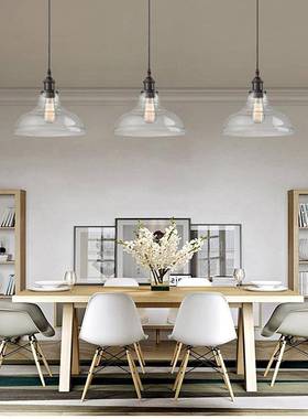 美单头璃吊玻MD96596-灯现代简约餐厅灯服透装店创意酒吧式台灯具