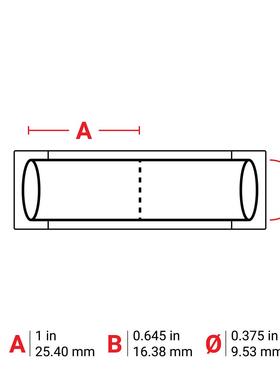 21HX-3D75-2-R-J2HX-375--.2/25.40x638贝迪BRADY-热缩套管聚烯烃