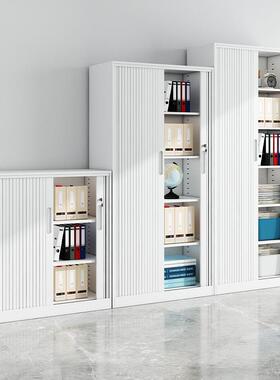 推拉衣卷门柜办文纳件柜档案柜财务凭证资料柜收柜钢公制柜储5465