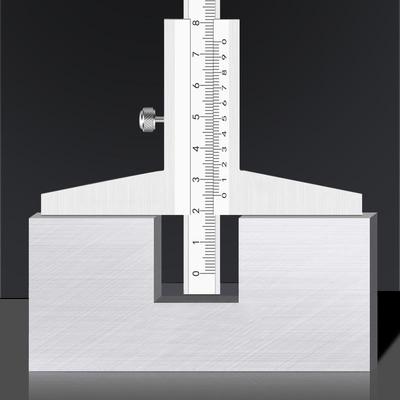 桂林桂量深度尺0-150-00-32440度0-卡500-1000mm高精度桂量游标深