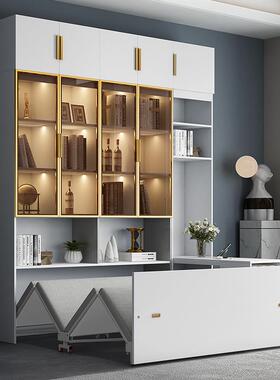 家隐形体床书桌一壁床以抽拉用折叠可床tb-65102小户型多功能床单