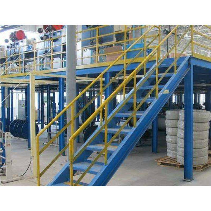 楼重型多层阁式夹层货100架储钢平台隔层存仓库楼梯结构搭建定制