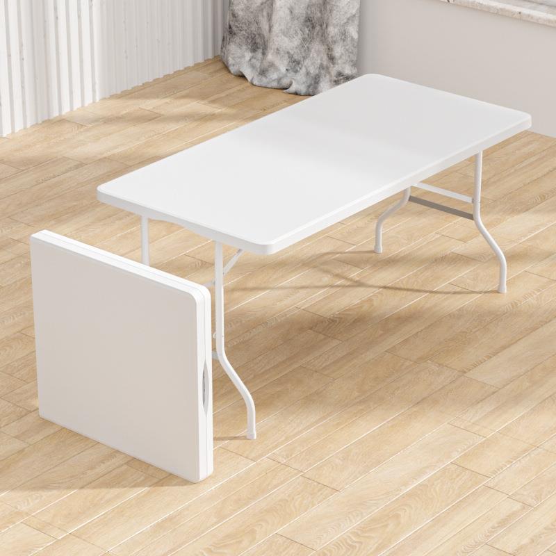 包摆邮折习叠桌EDJ子摊户外折桌便携家用塑料地摊学桌叠椅饭桌