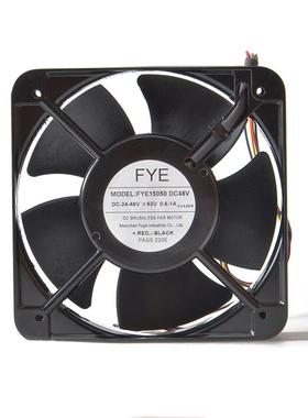 2191烨1福5005流风扇48v净化器直风扇双滚珠150*150*50mm散热风扇