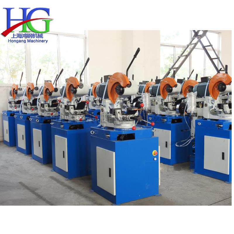 切金属材气动管机钢管hg-qgj-3管镀管衬塑管截断机自锌动圆锯片切