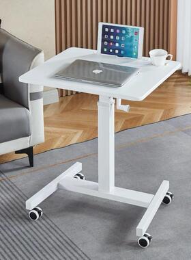 升降电桌家用脑学LGU办公可移动小直书桌播习桌子可升降站立式工