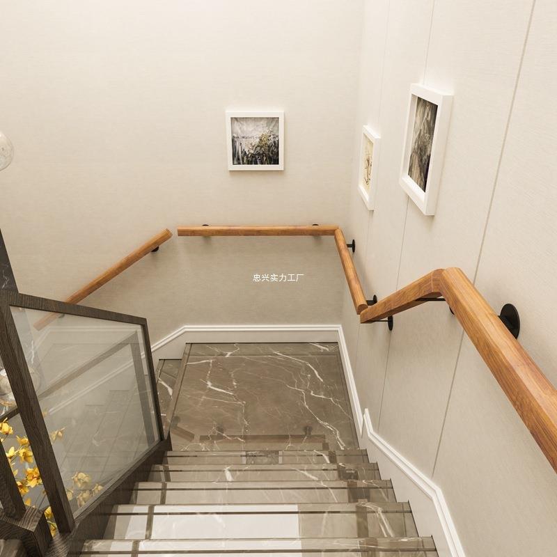 欧式靠实楼梯扶手木防滑别墅无品牌/幼墙儿道园走廊通栏杆儿童木