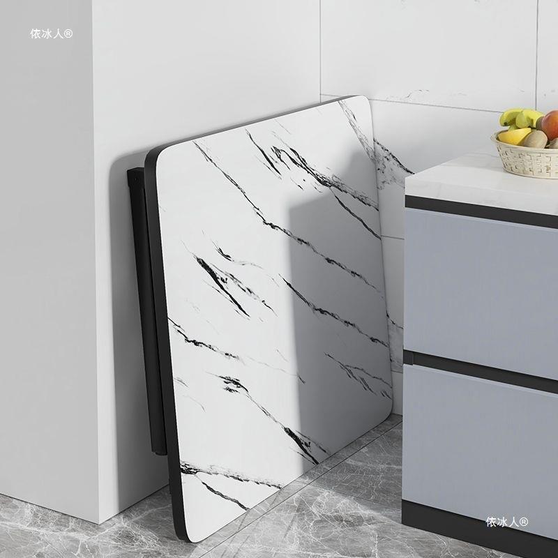 依冰人?1可折叠方形餐小户型家用烤火桌简约加饭桌正出厚租桌屋宿