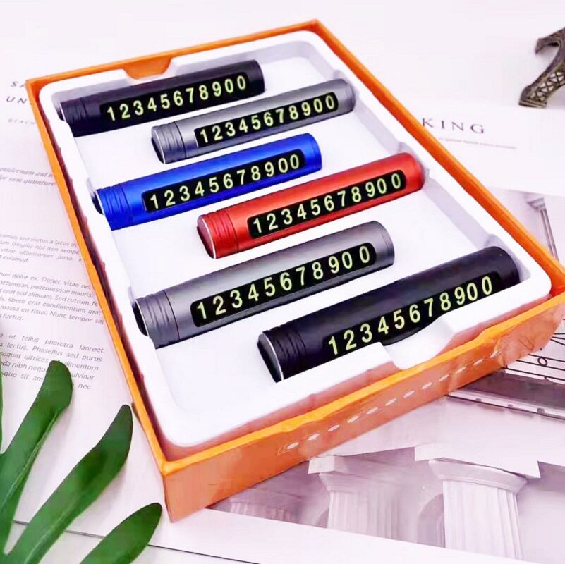 车载旋转隐藏挪车号码牌安全锤