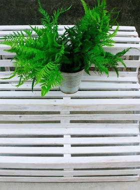 复古实木17847台阶梯花架园饰多层花台装陈列架阳花客厅多功能