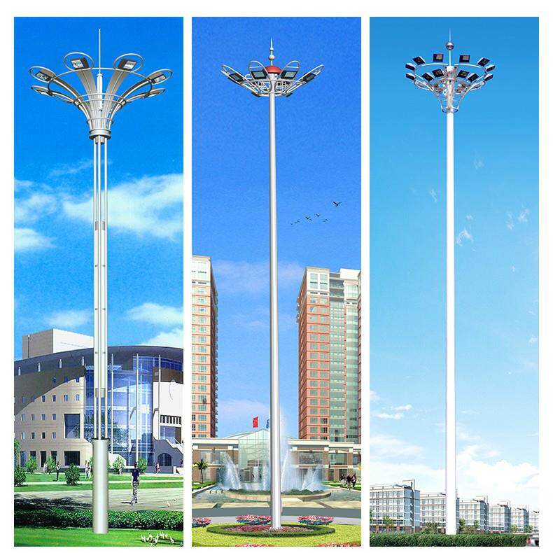 升降广高灯户外LED球场VOS灯1米5-30杆米升降式场照明高杆模组投