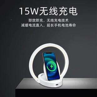 跨境led无712线充台灯简约现代控灯感触灯可折叠无小应夜灯线快充