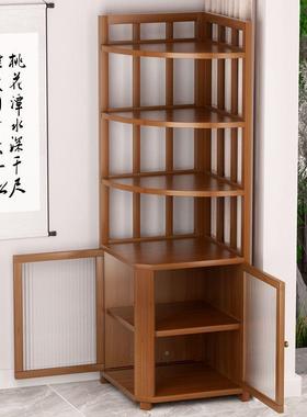 角角柜转角柜置物架家用墙角柜边柜拐角ITE柜落卧转角室架客厅收