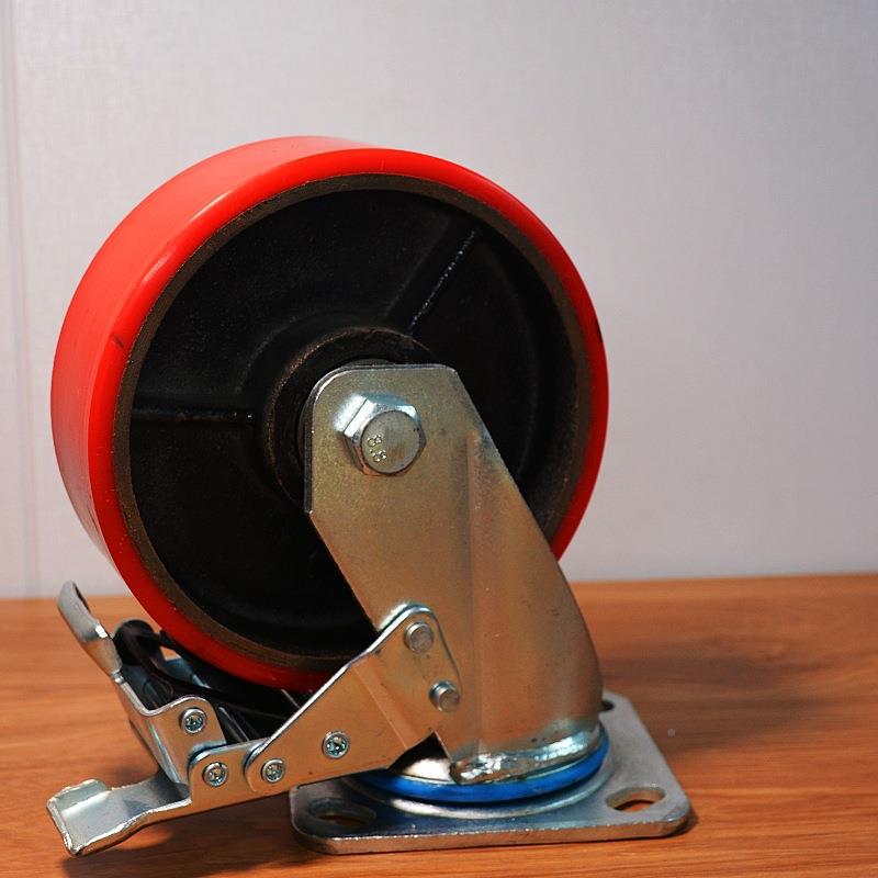 6超重寸型脚轮龙万向轮子4寸5寸寸1BZO0寸128寸载重2吨门架载重滑