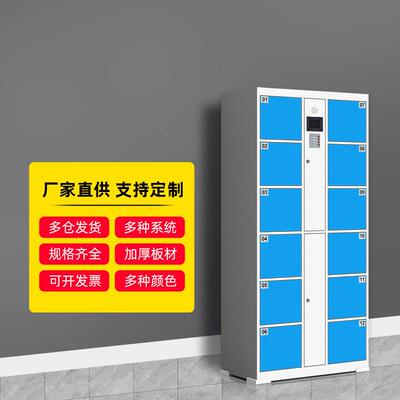 市电超子存条刷包柜商场储物柜智能人脸识别指纹码柜手机卡寄CBG-