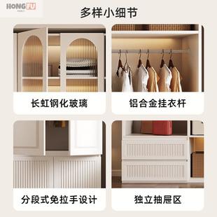 鸿福2205款 保主卧小户GIP型平柜开耐用四五门轻 衣家用卧室环美式