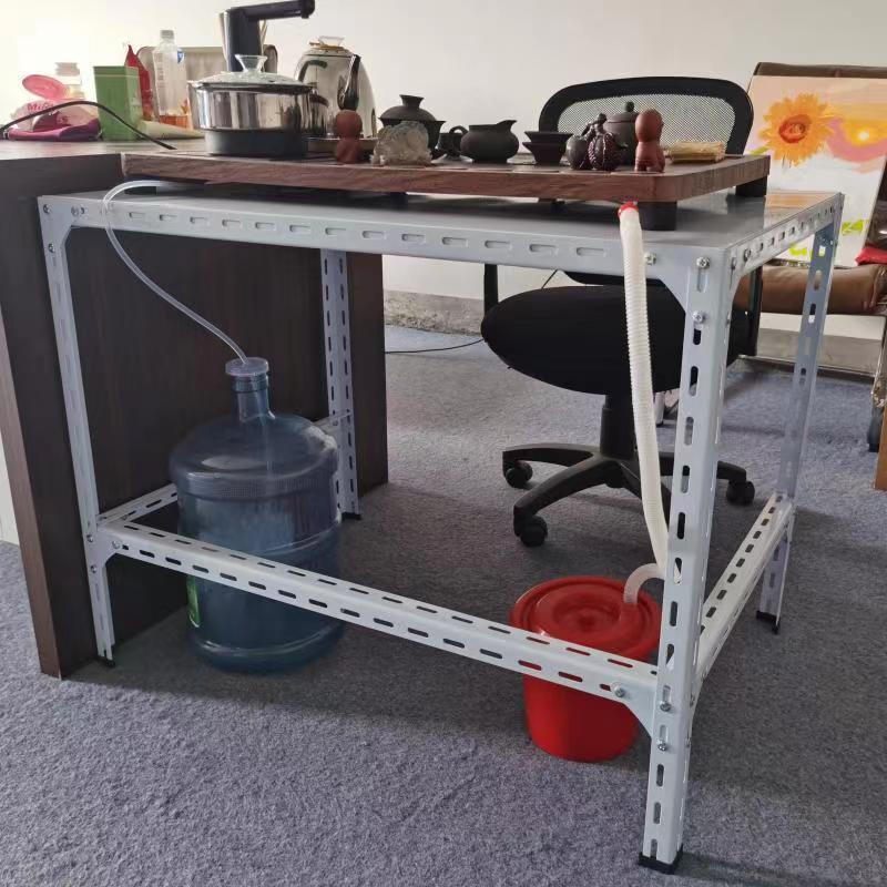 架货架茶台电脑桌架置物组装框架钢简易单角层铁架无品牌/角自由图片