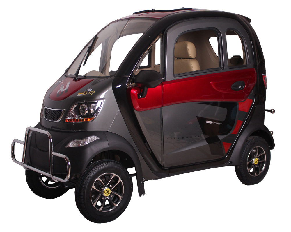 全封闭式多功能成人小型四轮电动汽车3座老年代步车 60V/1200W