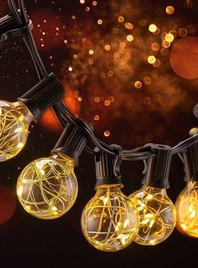 热销ED低压20圆球灯泡G40LFU铜线户外L防水彩灯柬埔串寨出货