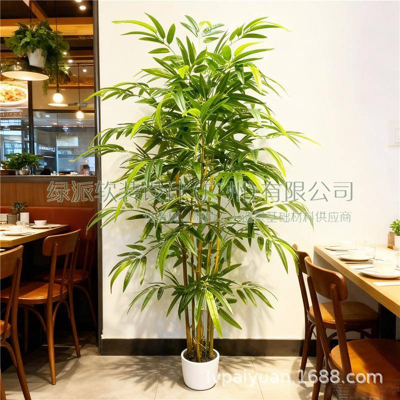 仿真竹子天佛围竹室外内装饰隔断001屏风墙造客景绿植厅细水竹橱