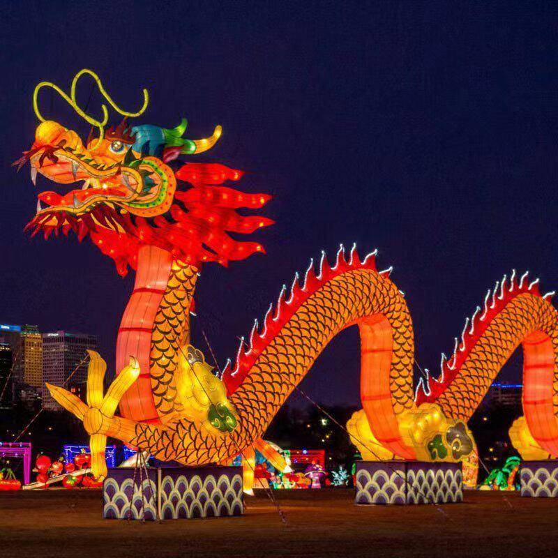 LED滴胶灯1灯2生肖龙造龙型文旅夜游户外景观装饰图案433动物造型
