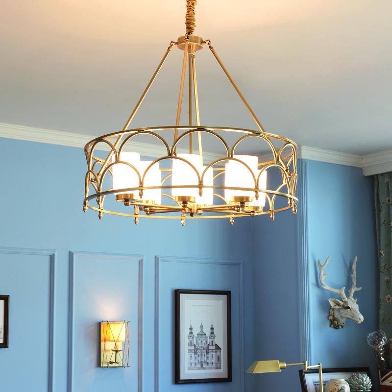 美式复古田园吊客灯厅创意简约吊餐厅TS0013卧书房创灯意装饰艺术