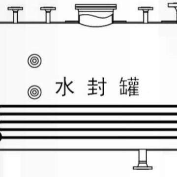 水离压风管道分离器水气汽法兰连接结构YCL紧凑安装分快捷