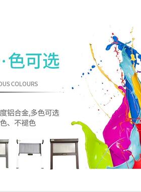 可订无底框钉免孔窗隐形纱餐饮食堂伸缩卫生间防卷蚊防BJV虫上下