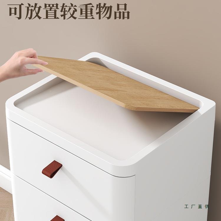 塑料抽屉式柜收纳柜家用客厅置物柜层夹985缝储子日多式物卧室床
