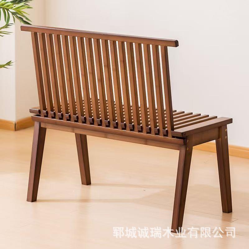 榆中古老木椅子板风凳餐厅连靠背椅实木沙发钢琴键折叠排长条凳长