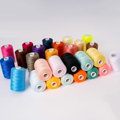 1000码缝线纫机线手针线XX-ZM-42涤线402缝缝纫线盒纶装家用42线