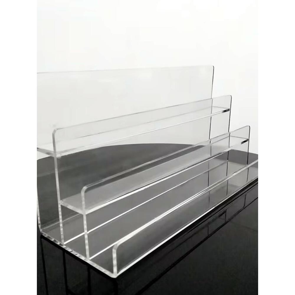 多拆卡无直牌播架卡层架牌架立卡片陈列阶梯形老硬币展示架