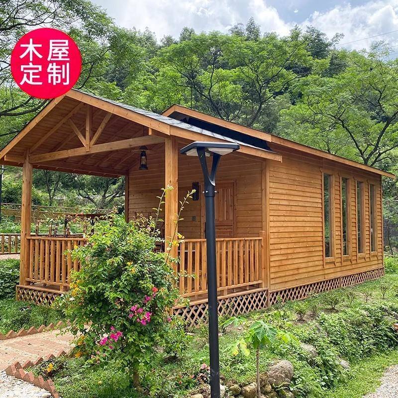 防墅腐宿别户外乡村民农家乐田DZY园木屋可移动森林木树屋小型木