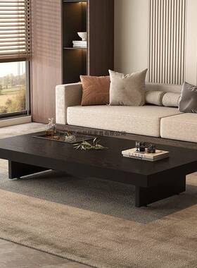 勋茶几实木极简优意式阳台用客厅简约小态户型茶几YDN桌家生板中