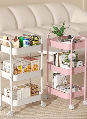 小推车置物架落地厨品房动卫生间浴移婴儿用卧室床头室零售收TLB